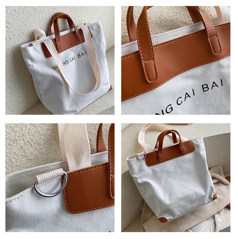 Canvas Shoulder Bag Art Casual Messenger Handbag