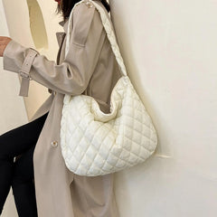 Large Capacity Shoulder Bag Lady Satchel for Beach Vacation