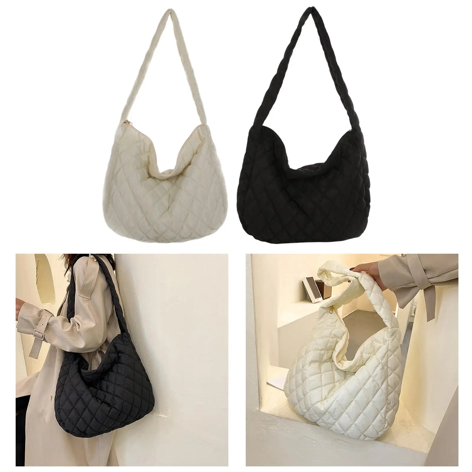 Large Capacity Shoulder Bag Lady Satchel for Beach Vacation