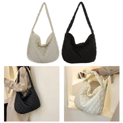 Large Capacity Shoulder Bag Lady Satchel for Beach Vacation