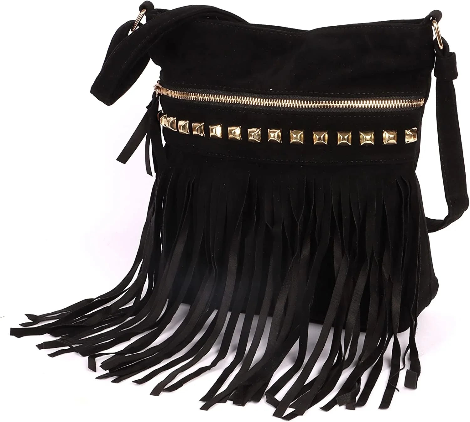 Large Tassel Shoulder Bag for Travel Shopping