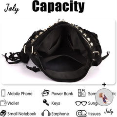 Large Tassel Shoulder Bag for Travel Shopping
