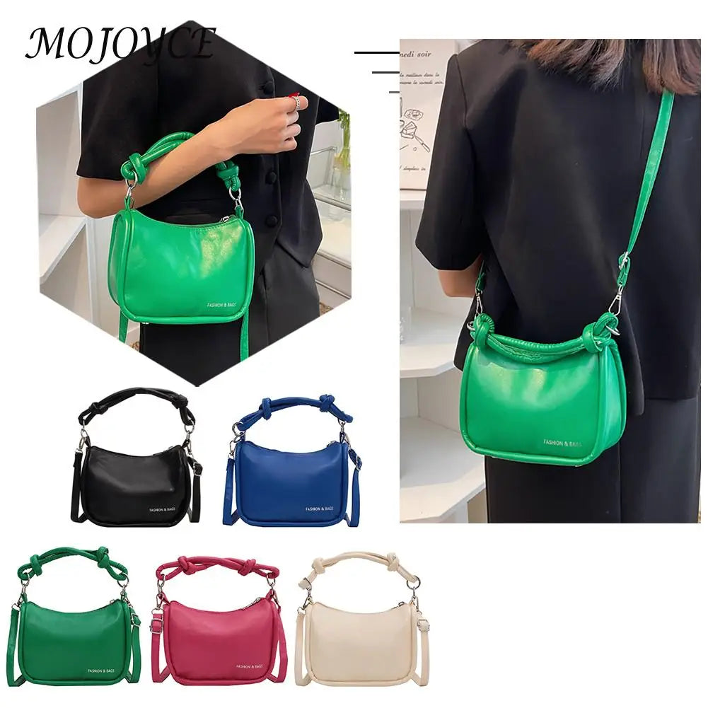 Leather Casual Shoulder Small Tote Female Travel Underarm Bag