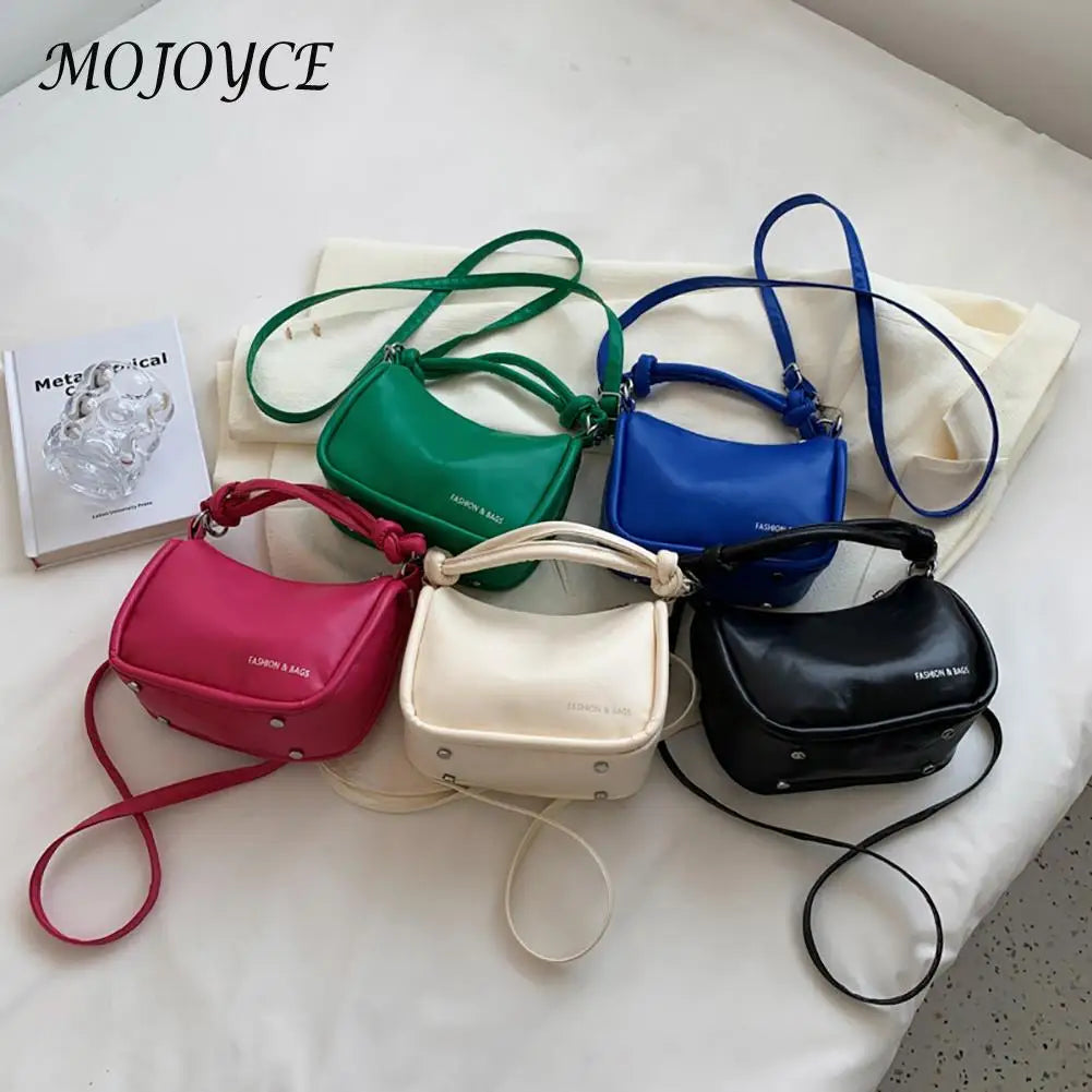 Leather Casual Shoulder Small Tote Female Travel Underarm Bag