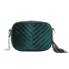 Corduroy Mini Shoulder Bag for Women
