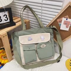 Japanese-style Canvas Bag Crossbody Student Postman Female Shoulder Bag