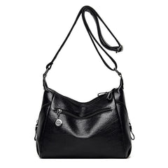 Summer PU Leather Crossbody Tote Bag Large Capacity