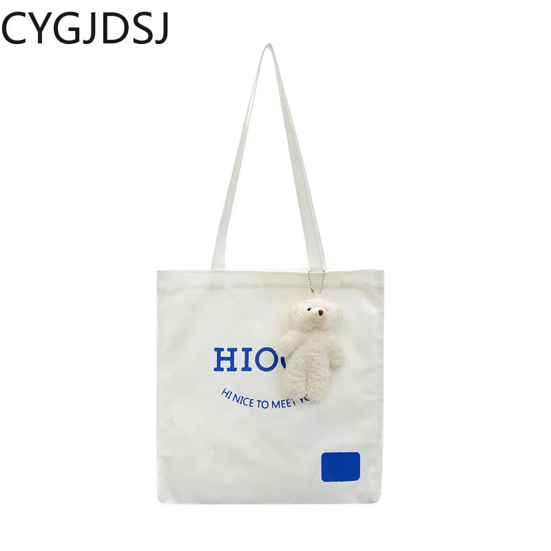 Canvas Tote Bag for Women Large Shoulder Handbag