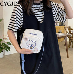 Canvas Women Shoulder Bag Crossbody Office Sac De Luxe Femme