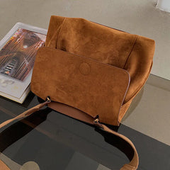 Women's PU Leather Shoulder Bag Large Capacity Tote Crossbody Purse