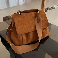 Women's PU Leather Shoulder Bag Large Capacity Tote Crossbody Purse