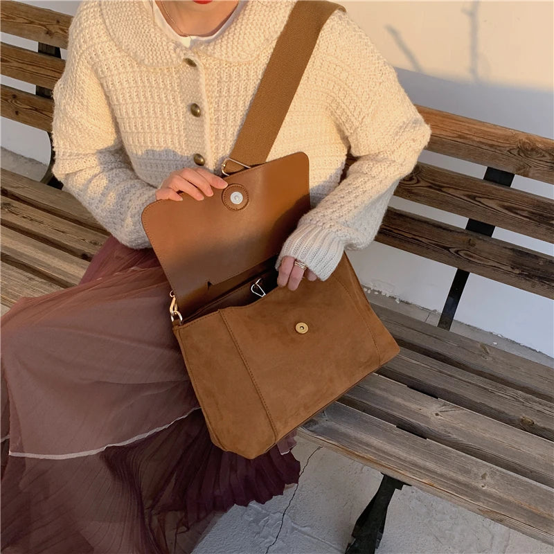 Women's PU Leather Shoulder Bag Large Capacity Tote Crossbody Purse