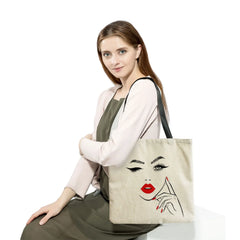 Feminine Shoulder Bag Tote Eco-Friendly High Capacity Customizable Art