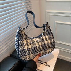 Plaid Shoulder Bag Women Mini Casual Crossbody Wallet