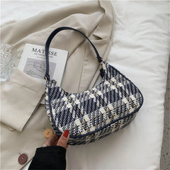 Plaid Shoulder Bag Women Mini Casual Crossbody Wallet