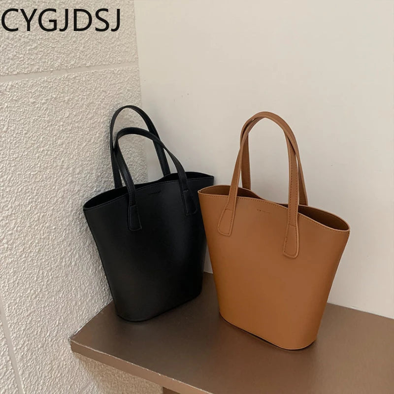 Shoulder Bag Women Handbag Bucket Bag Leather Handbag Sac De Luxe Femme