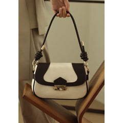 Female Style Knotted Shoulder Bag Underarm Bag OL Commuter Messenger Bag