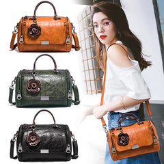 Shoulder Bag for Ladies PU Leather Handbag Women Crossbody Bags with Pendant