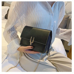 Women's PU Leather Shoulder Bag Crossbody Clutch with Chain