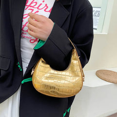 Retro PU Shoulder Bag for Women Large Capacity Crossbody Bags