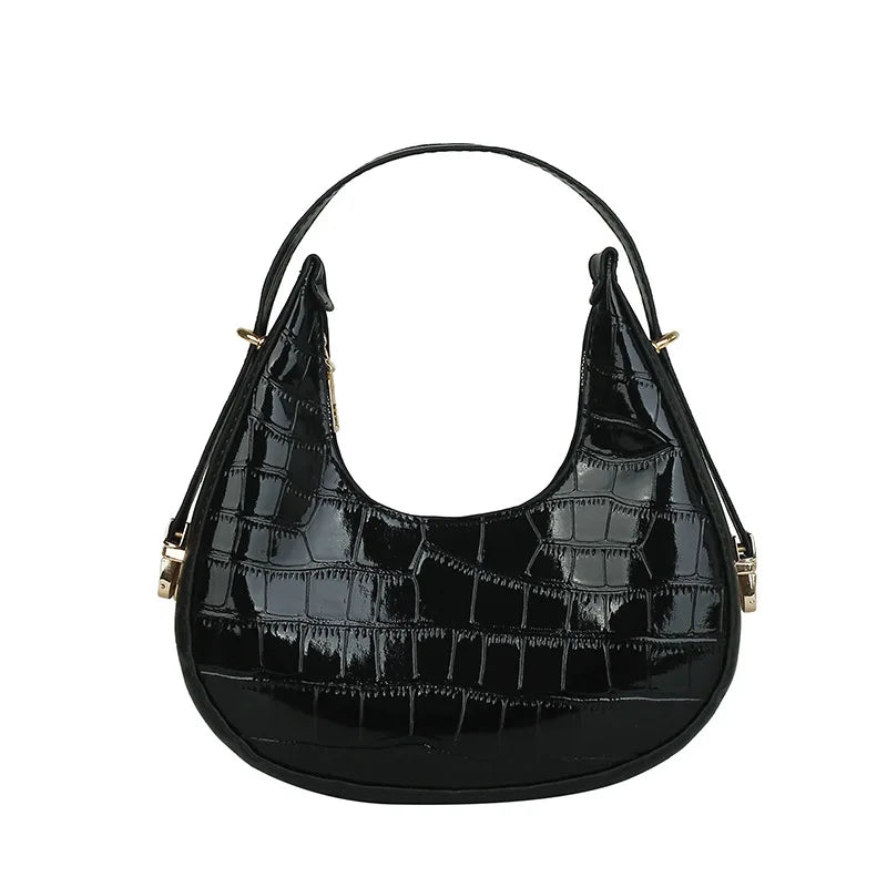 Retro PU Shoulder Bag for Women Large Capacity Crossbody Bags