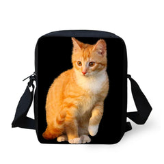 Pet Cat Prints Small Crossbody Bag for Girls