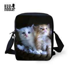 Pet Cat Prints Small Crossbody Bag for Girls