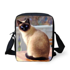 Pet Cat Prints Small Crossbody Bag for Girls