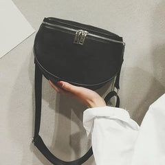 Women Solid Faux Leather Small Crossbody Shoulder Bag