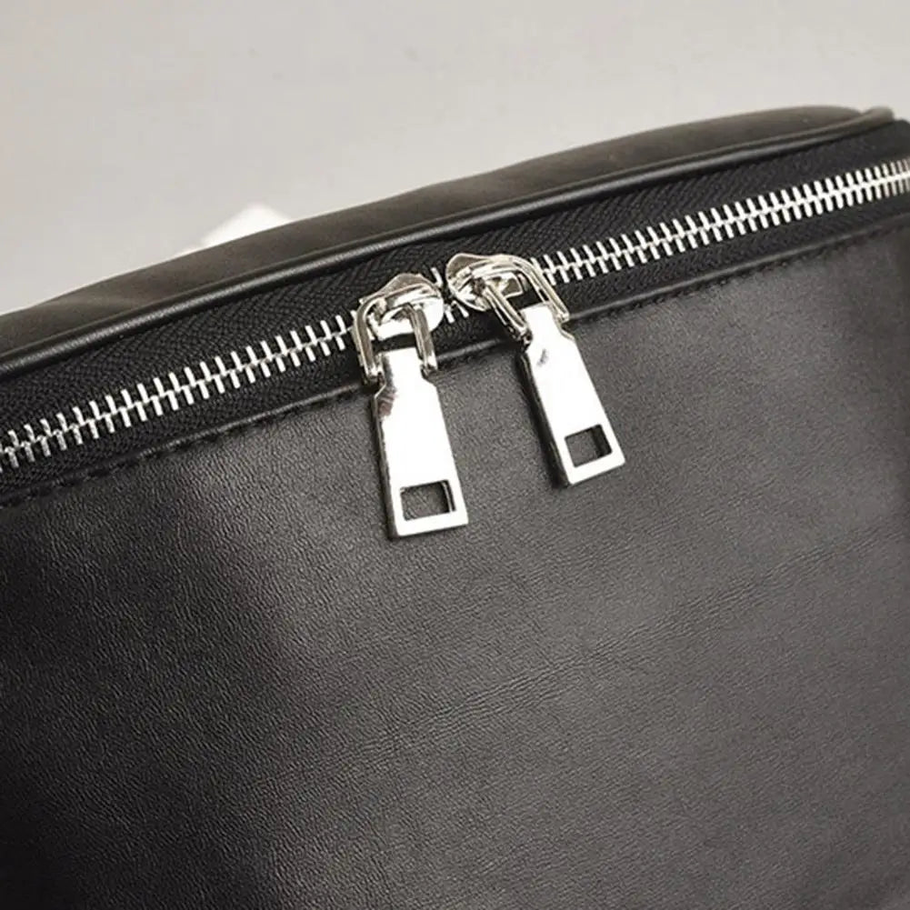Women Solid Faux Leather Small Crossbody Shoulder Bag