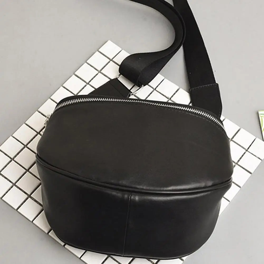 Women Solid Faux Leather Small Crossbody Shoulder Bag