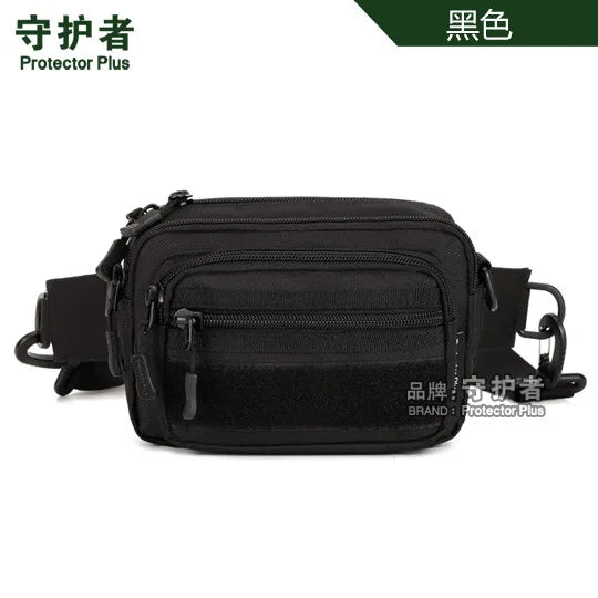 Men's Waterproof Nylon Shoulder Bag Waist Pack Camouflage Travel Bag