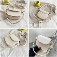 Women's PU Messenger Bag All-match Crossbody Square Bag