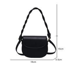 Women's PU Messenger Bag All-match Crossbody Square Bag