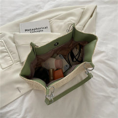 Summer Straw Shoulder Bag Women's Beach Shopping Tote