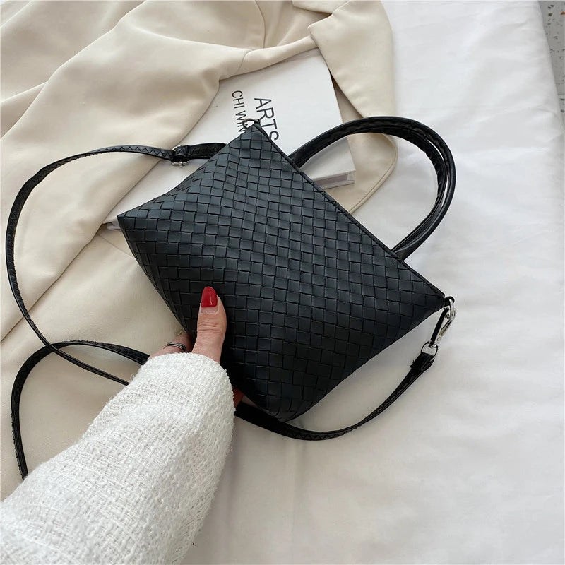 Plaid Handbags Large Capacity Tote Bags Shopping And Travel Casual Bags