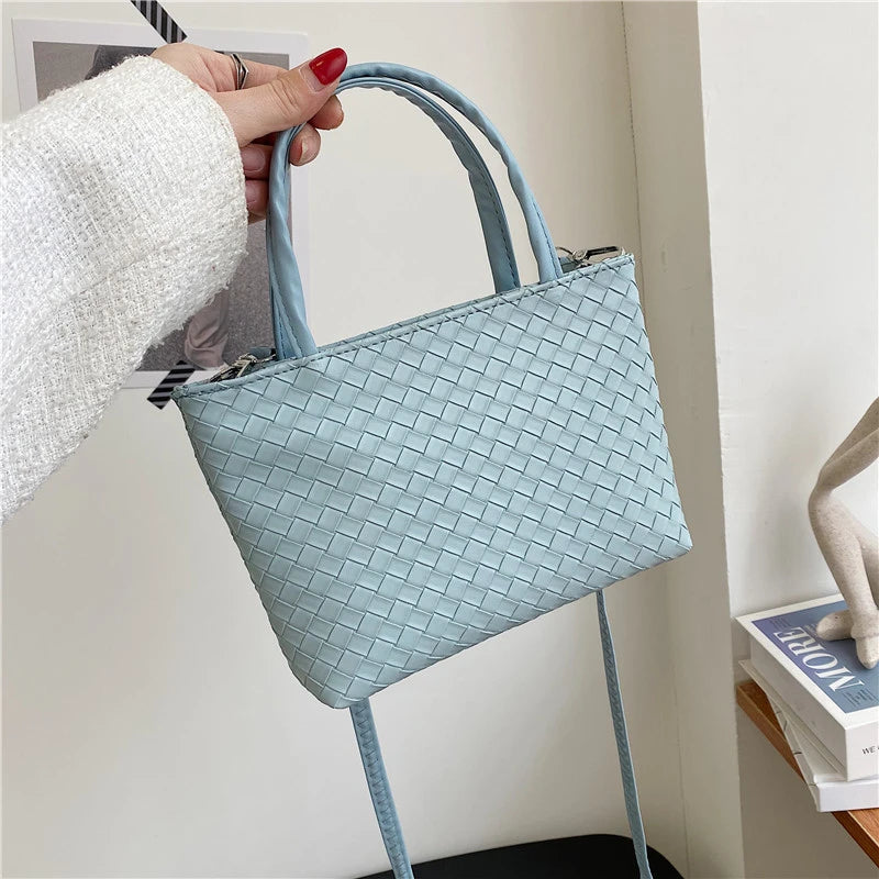 Plaid Handbags Large Capacity Tote Bags Shopping And Travel Casual Bags