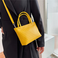 Plaid Handbags Large Capacity Tote Bags Shopping And Travel Casual Bags