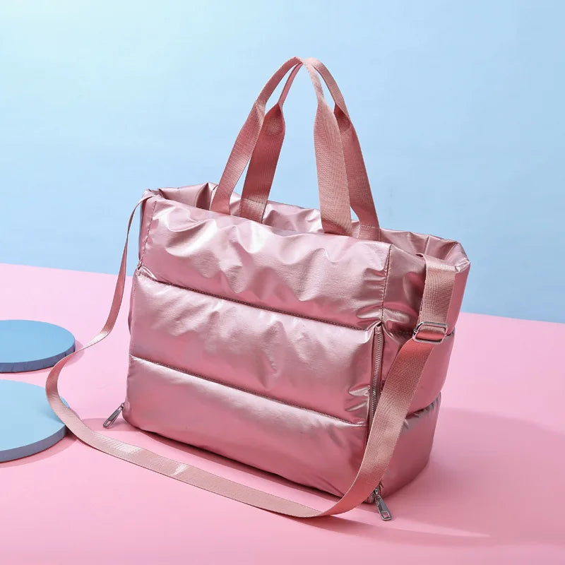 Women Travel Bag Waterproof Yoga Fitness Handbags Gym Shoulder Bags