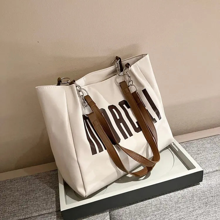 Women's Large Capacity Winter Tote Bag - Sweet Japanese Style