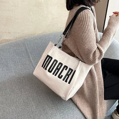 Women's Large Capacity Winter Tote Bag - Sweet Japanese Style