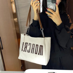 Women's Large Capacity Winter Tote Bag - Sweet Japanese Style