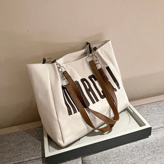 Women's Large Capacity Winter Tote Bag - Sweet Japanese Style