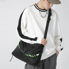 Large Capacity Shoulder Bag Crossbody Sling Women Men Sports Cycling Travel Tote