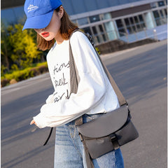 Women Leather Messenger Shoulder Crossbody Bag Daily Female