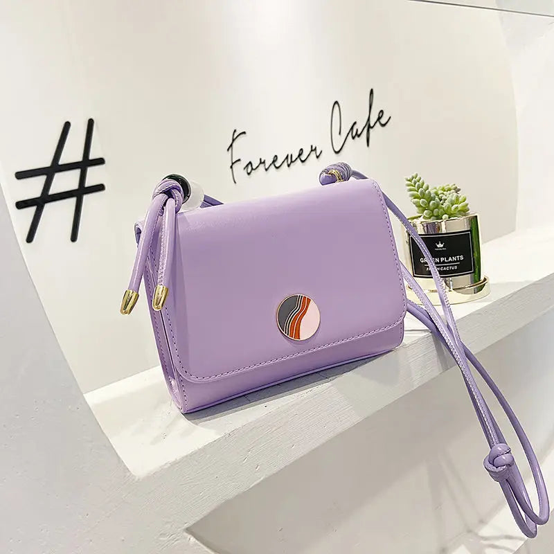 Shoulder Bags Women Appliques Cover Flap Travel Shopping Mini Bag