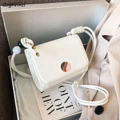 Shoulder Bags Women Appliques Cover Flap Travel Shopping Mini Bag