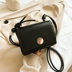 Shoulder Bags Women Appliques Cover Flap Travel Shopping Mini Bag