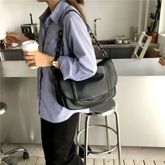 Large Capacity Shoulder Bag Women All-match Retro Crossbody