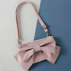 Shoulder Bags Women Bow Lovely Underarm Casual Crossbody Bag
